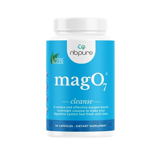 nbpure Mag O7 Oxygen Digestive System and Colon Cleanse and Detox Capsules, 90 Count