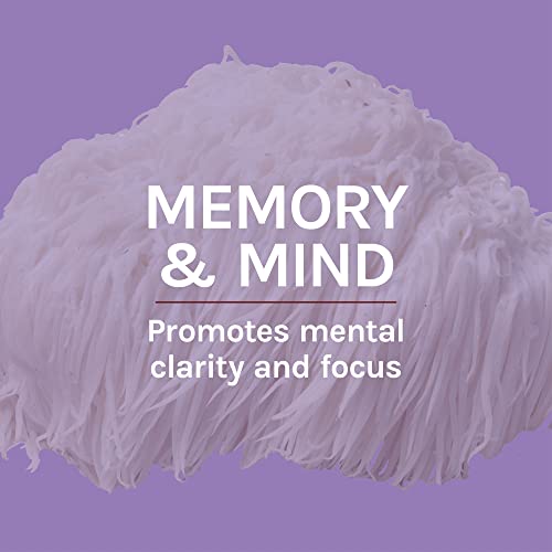 Host Defense, Lion's Mane Extract, Promotes Mental Clarity, Focus and Memory, Mushroom Supplement, Plain, 2 Fl Oz